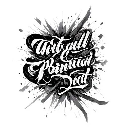 A Text That Blends With An Abstract Drawing In The Poontilhism