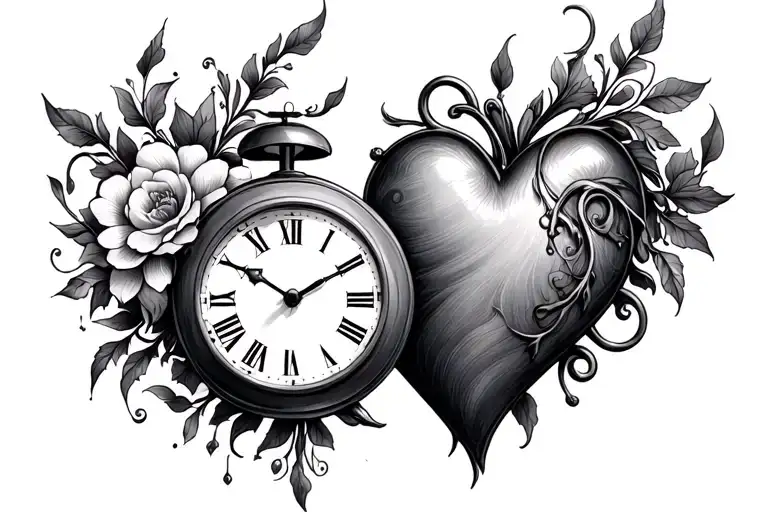 Heart And Clock
