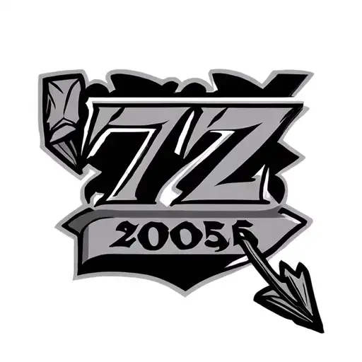 Roman Numerical Of October 7 2005 With Arrow