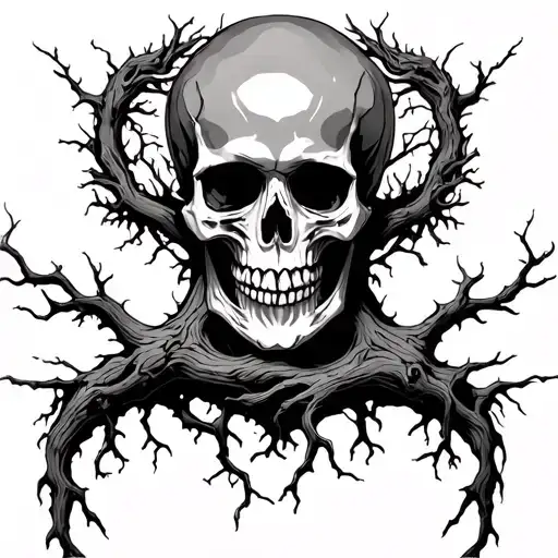 Saez Adn Music Skull Tree