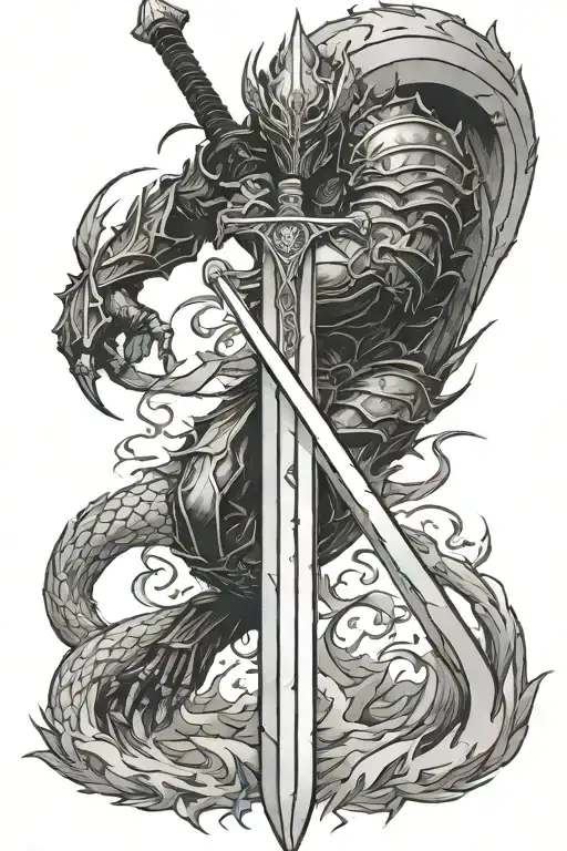 Berserk Dragonslayer Sword In Ground