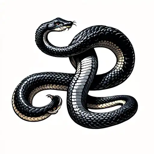 Letters C And L With A Cobra Snake Wrapped