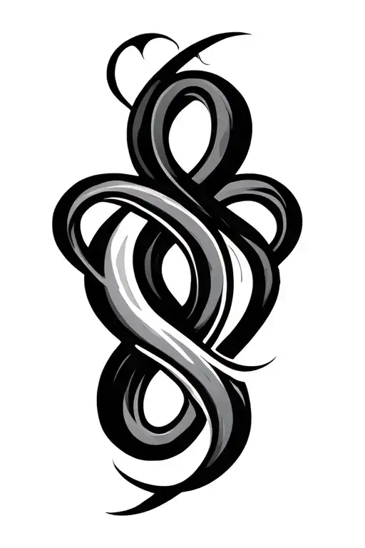 Infinite Sign With Love And Zodiac Sign Intertwined