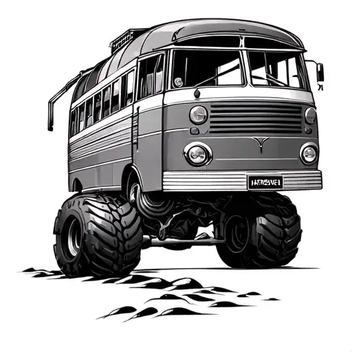 Travel Bus Fat Tires