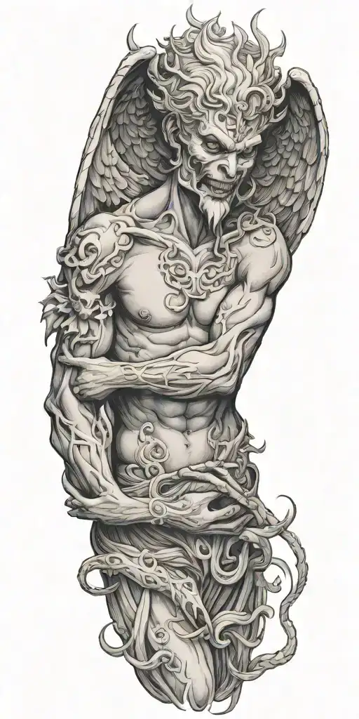 Cloud Angel Demon Holding