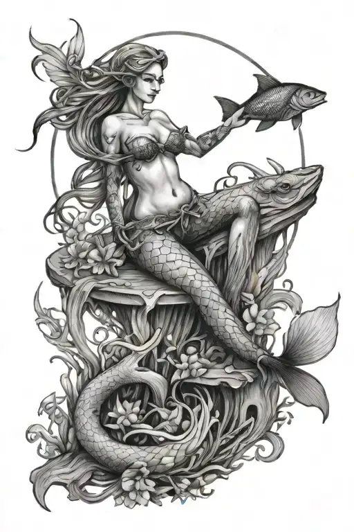 Mermaid And Fisherman