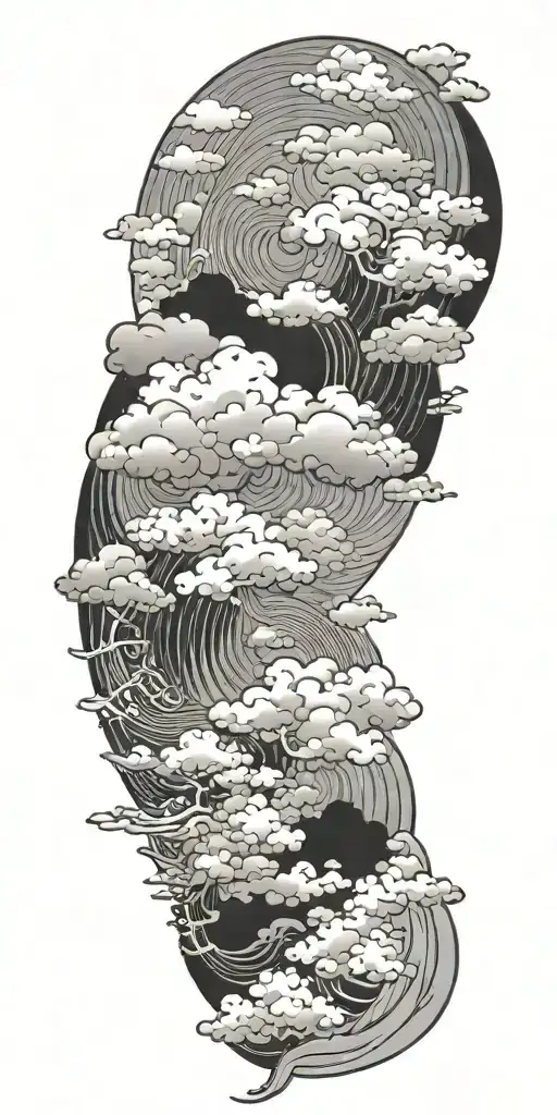 Japanise Cloud Background