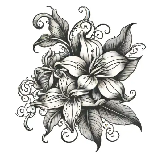 Rose And Calle Lily Flower