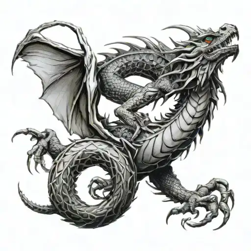 I Want A Dragon That Runs All The Way Down My Arm