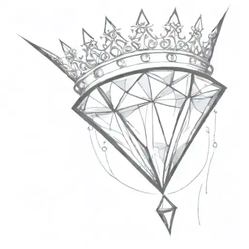 Diamond With Crown