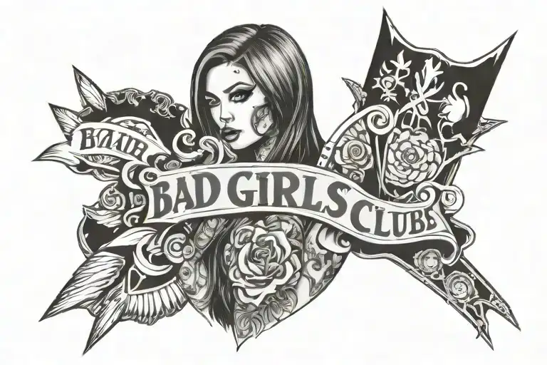 Ronnie Radke Holding A Sign Saying Bad Girls Club
