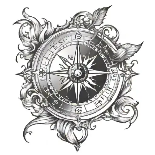 A Fire Type Hlding A Wind Compass