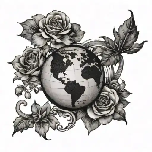 Globe Symbolizing Love For Their Family