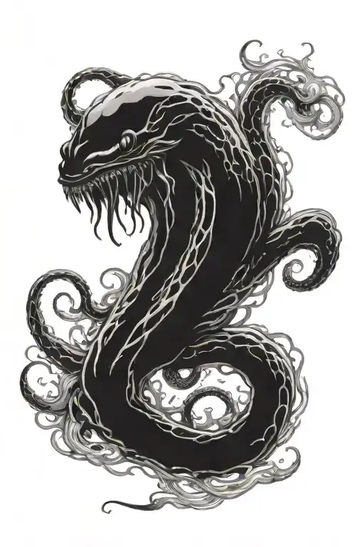 Kraken Emerging From The Depths