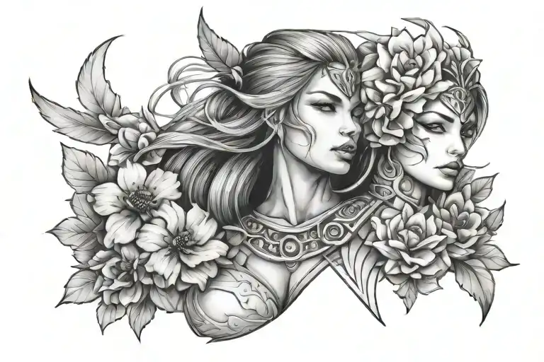 Female Warrior Flower
