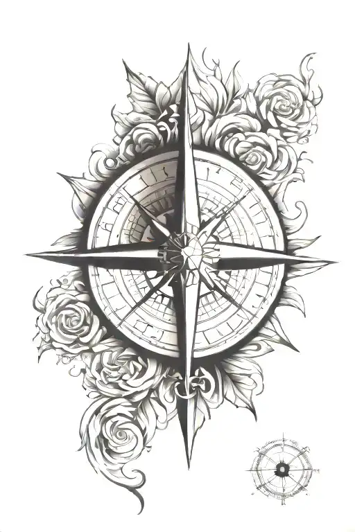 Compass Rose Surrounded