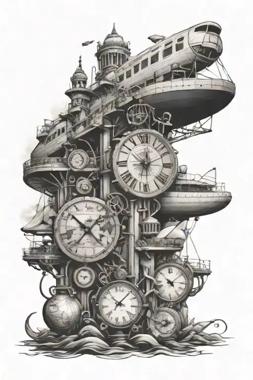 Travel Themed Sleeve