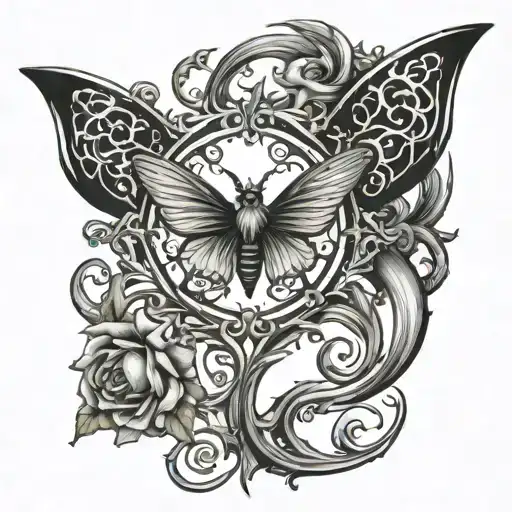 Gothic Tramp Stamp Tattoo That Embodies