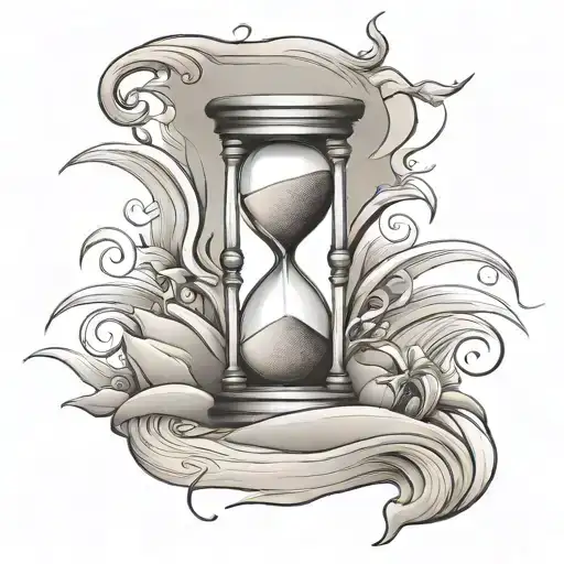 Hourglass Sand Running