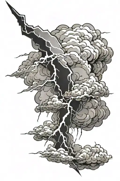 Lightning And Dark Clouds