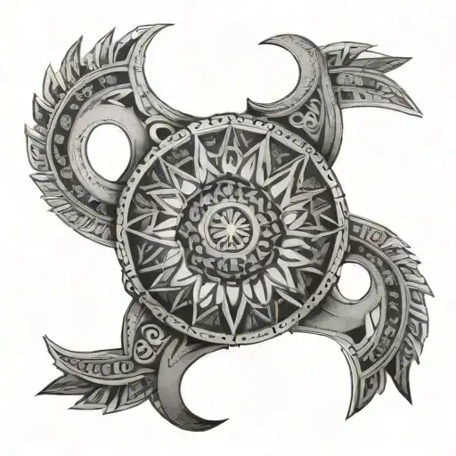 Faded Egyptian Mandala