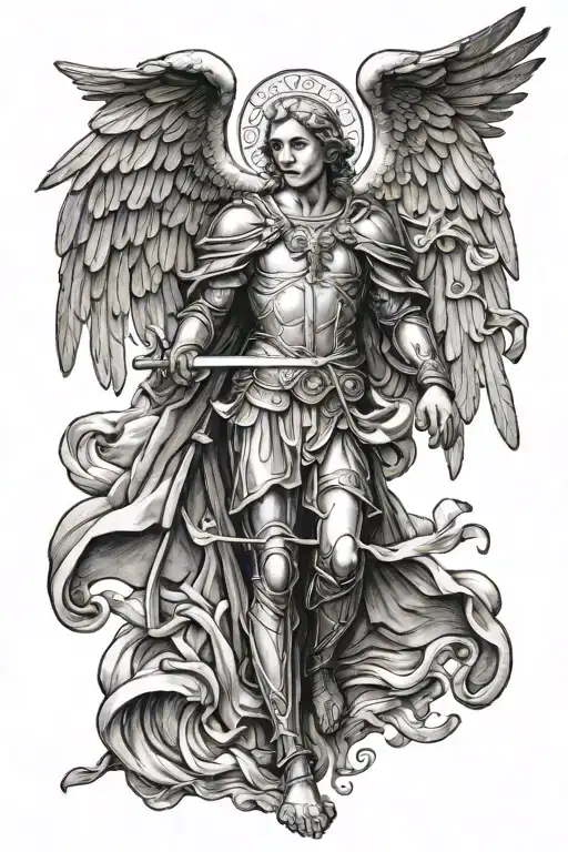Catholic Tattoo Michael The Archangel