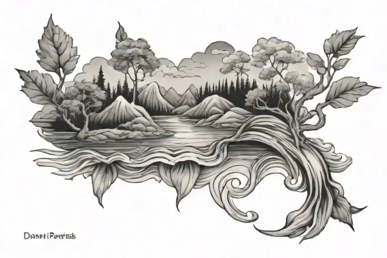 Dainty Positive River Flowing