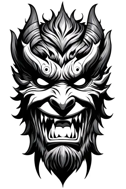 Oni Demon Mask