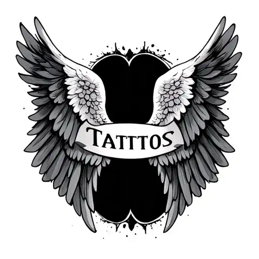 Angel Wings With Name