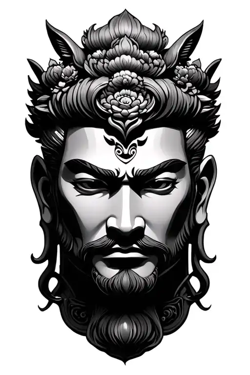 Amegakure Statue Head