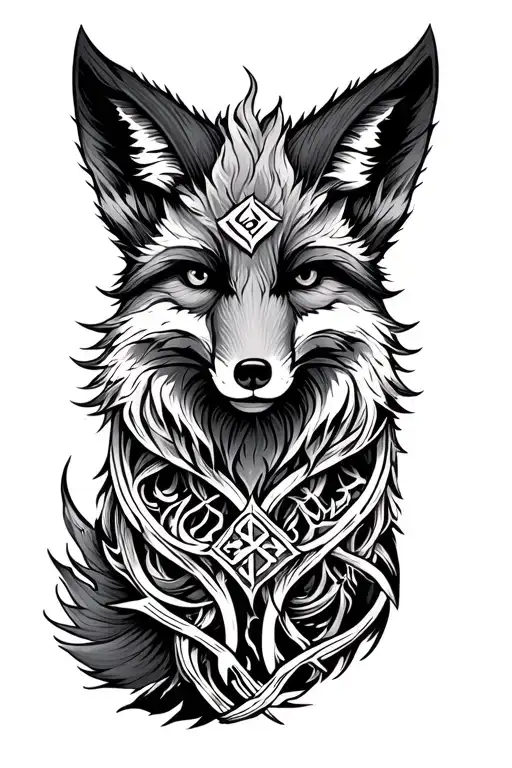 Norse Mythology Animal Like A Fox Forearm