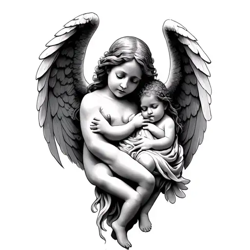 Angel Baby In Gods Arms