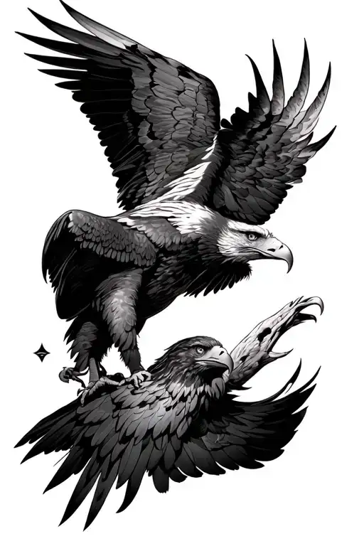 Eagle Guarding My Son