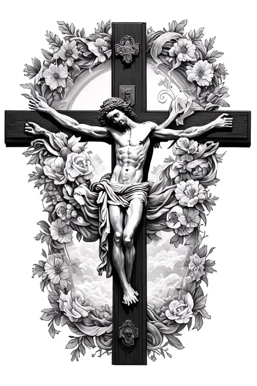 Crucifix Artwork Telling Story