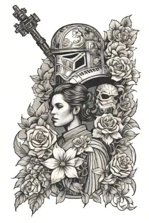 Star Wars Characters With Florals