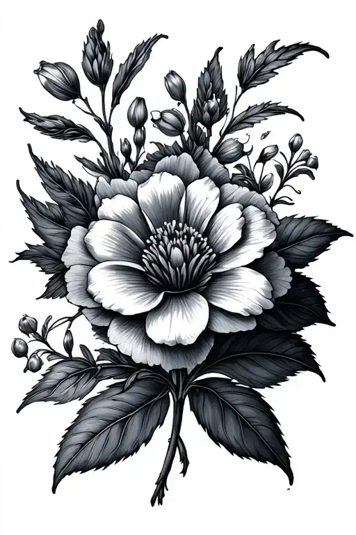 March August Birth Flowers