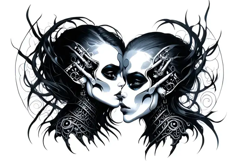 Goth Cyborg Gemini