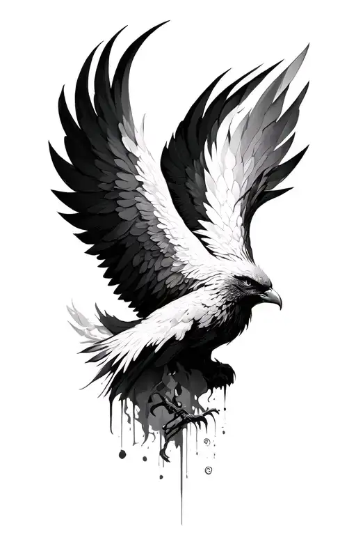 Human To Phoenix Emerging Representing Imagination