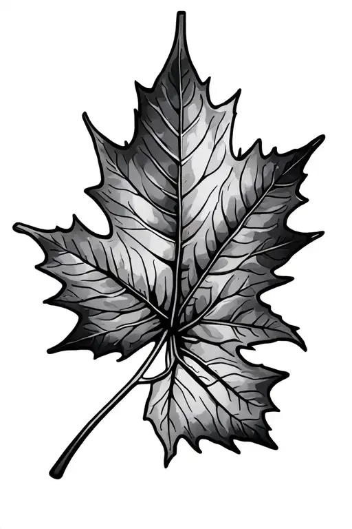 Saskatchewan With Maple Leaf Intertwined