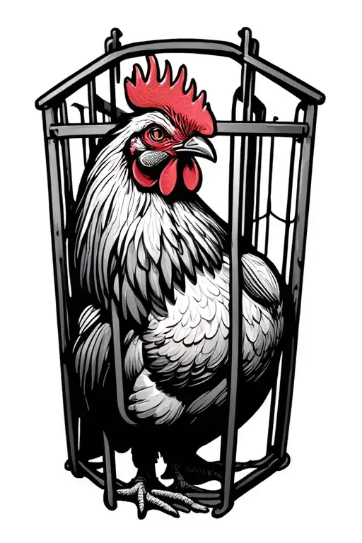 Rooster Prison Cell