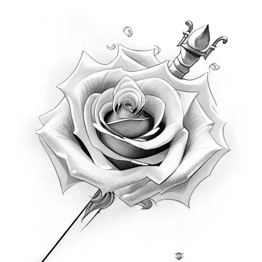 Rose On A Sword