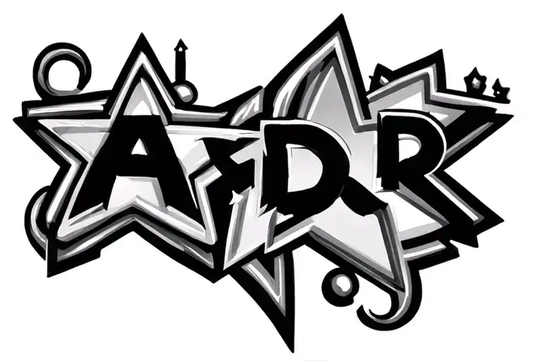 Stars Border Different Size