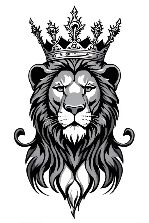 Lion With Crown