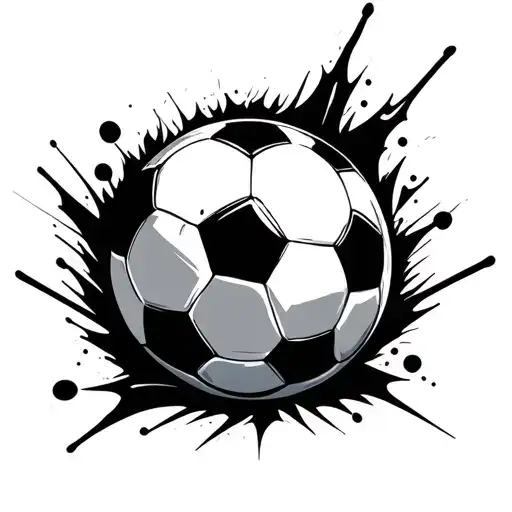 Soccer Ball Surrounded