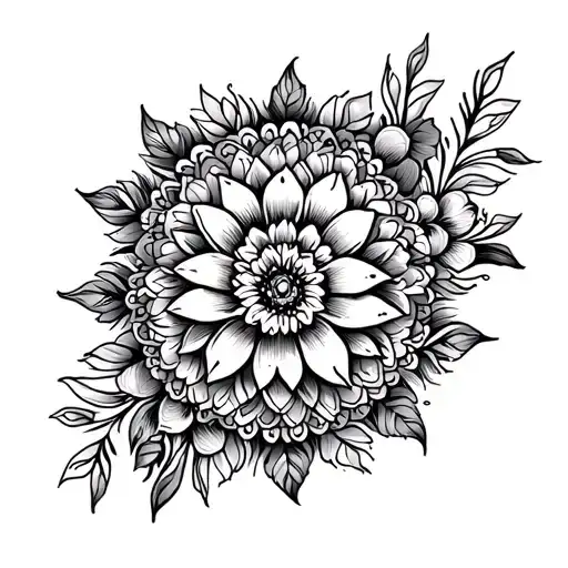 Floral Mendala Sleeve