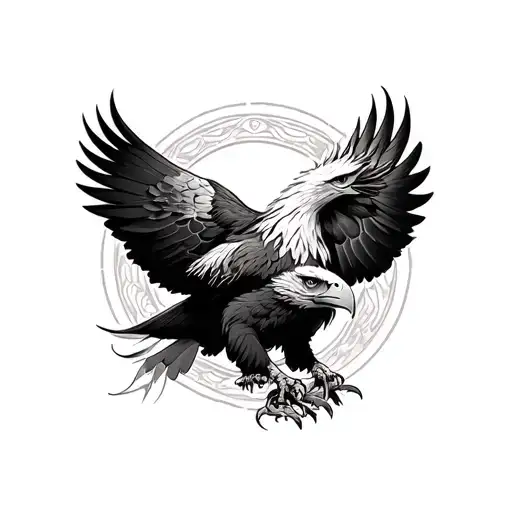 Eagle And Kai Zen Circle