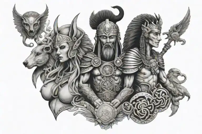 Norse And Egytian Mythology Combined