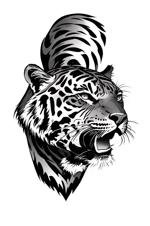 Tiger And Jaguar Fore Arm