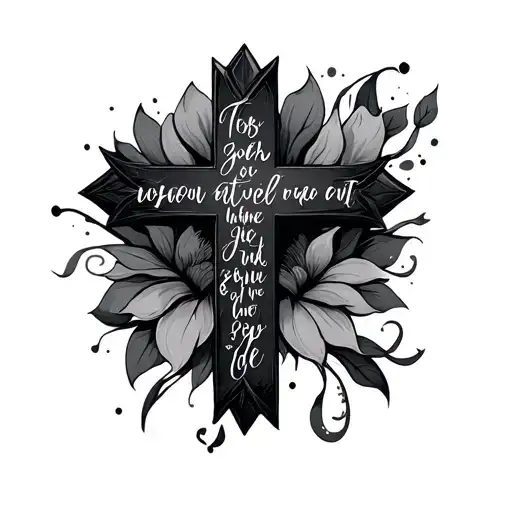 Bible Verse Cross