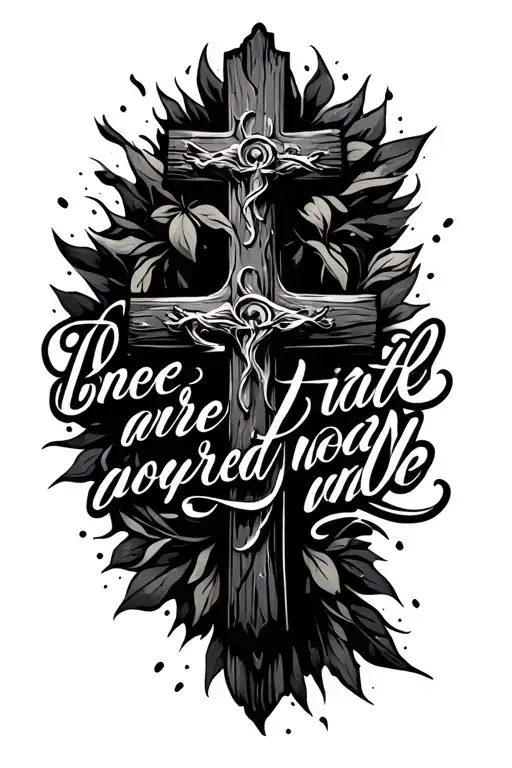 Bible Verse Cross